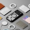 Pancerne Etui MagSafe iPhone 17 Pro Max Ringke Fusion-X Przezroczyste plecki / Czarna ramka